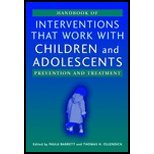 Handbook Of Interventions That Work With Children & Adolescents - Prevention & Treatment (03) By Barrett, Paula M [Hardcover (2003)]
